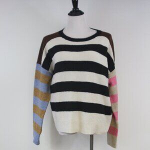 Anthropologie Striped Colorblock Sweater — Boxy Fit — Women’s